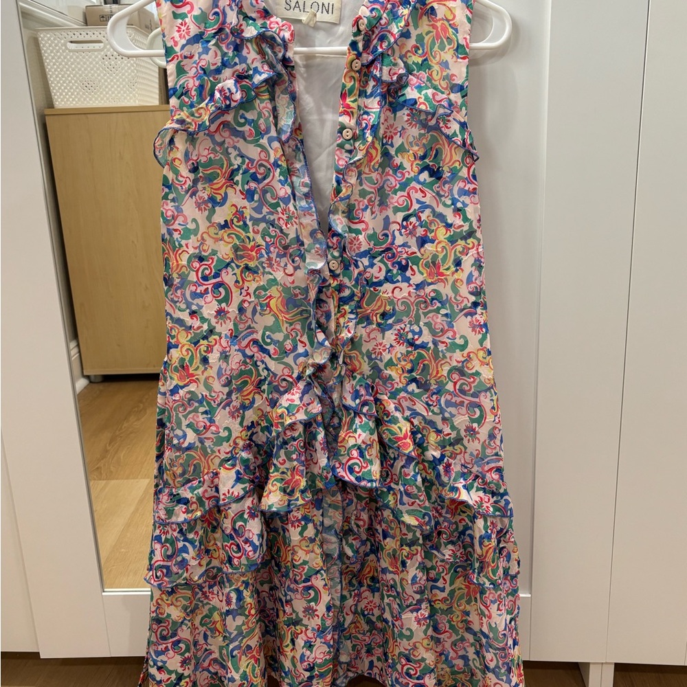 Saloni Floral Multicolor Dress